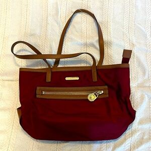 Maroon Michael Michael Kors bag
